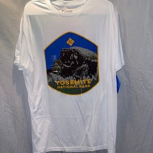 A White Columbia Tee Shirt